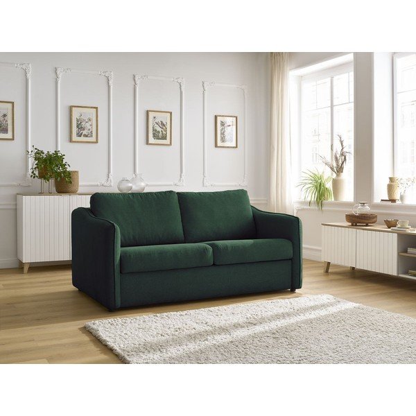 Zielona sofa do spania/rozkładana 178 cm Lenny – Bobochic Paris-image-1