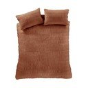 Pomarańczowa pościel jednoosobowa 135x200 cm Seersucker – Catherine Lansfield