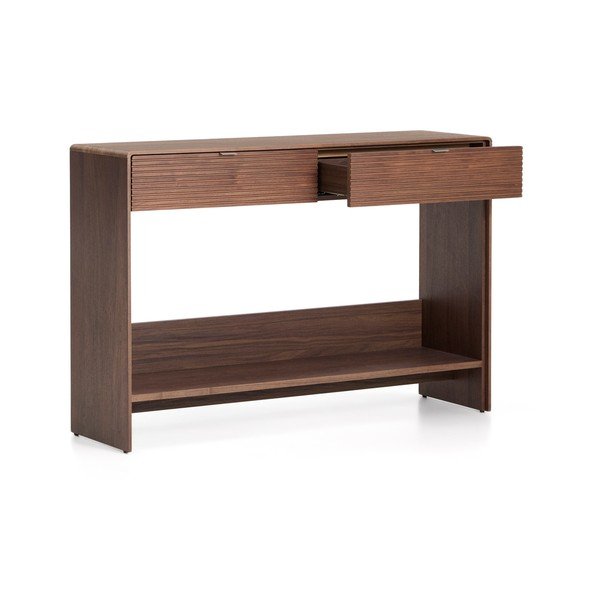 Komoda w dekorze orzecha w ciemnym naturalnym kolorze 120x81x35 cm Norlen – Kave Home-image-4