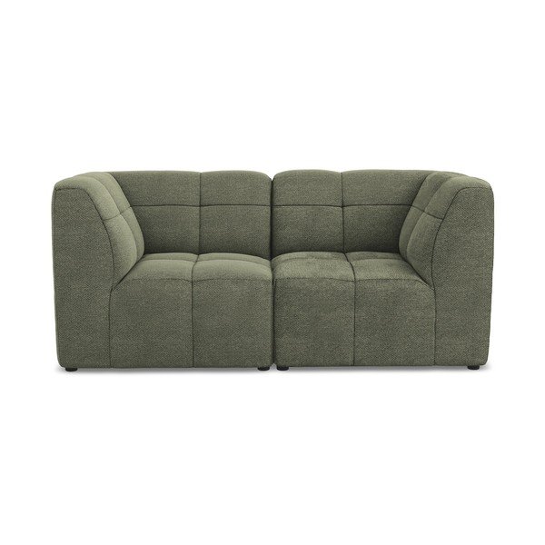 Zielona sofa z materiału bouclé 180 cm Aloha – Makamii