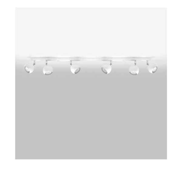 Biała lampa punktowa 10x118 cm Ollo – Sollux-image-2