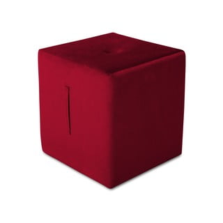 Czerwony puf Mazzini Sofas Margaret, 40x45 cm