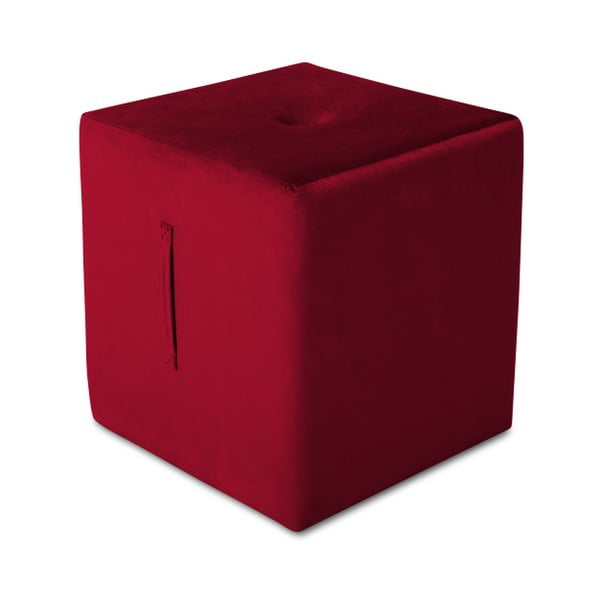 Czerwony puf Mazzini Sofas Margaret, 40x45 cm