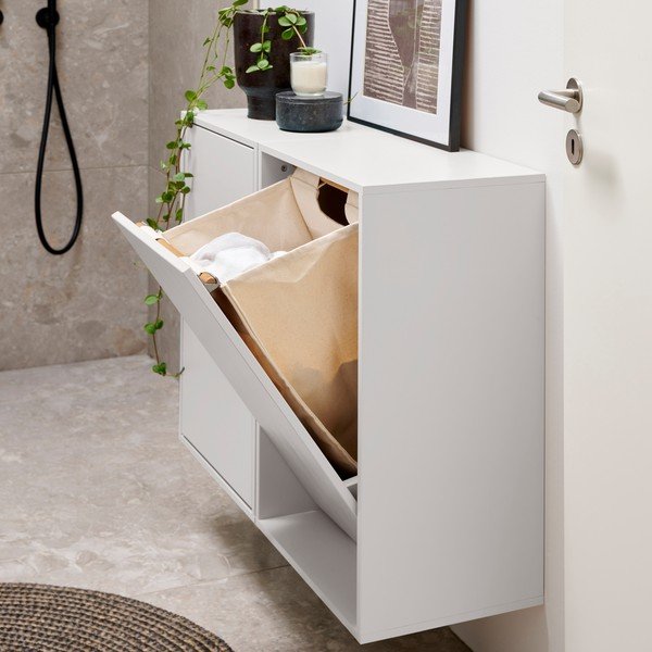 Biały ścienny kosz na pranie Laundry Box – ReCollector-image-2