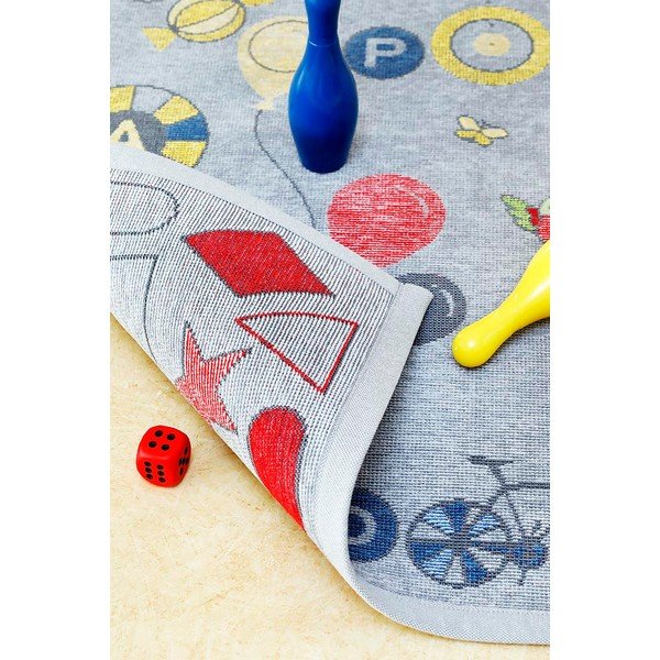 Szary dwustronny dywan dziecięcy Narma Tähemaa, 160x230 cm-image-4