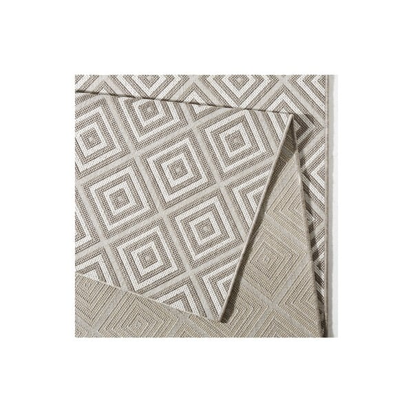 Szary chodnik odpowiedni na zewnątrz NORTHRUGS Karo, 80x200 cm-image-1