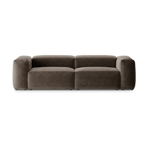 Brązowa sofa 264 cm Bergamo – Cosmopolitan Design