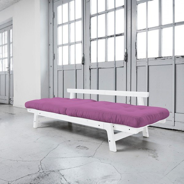 Sofa rozkładana Karup Step White/Taffy Pink-image-2