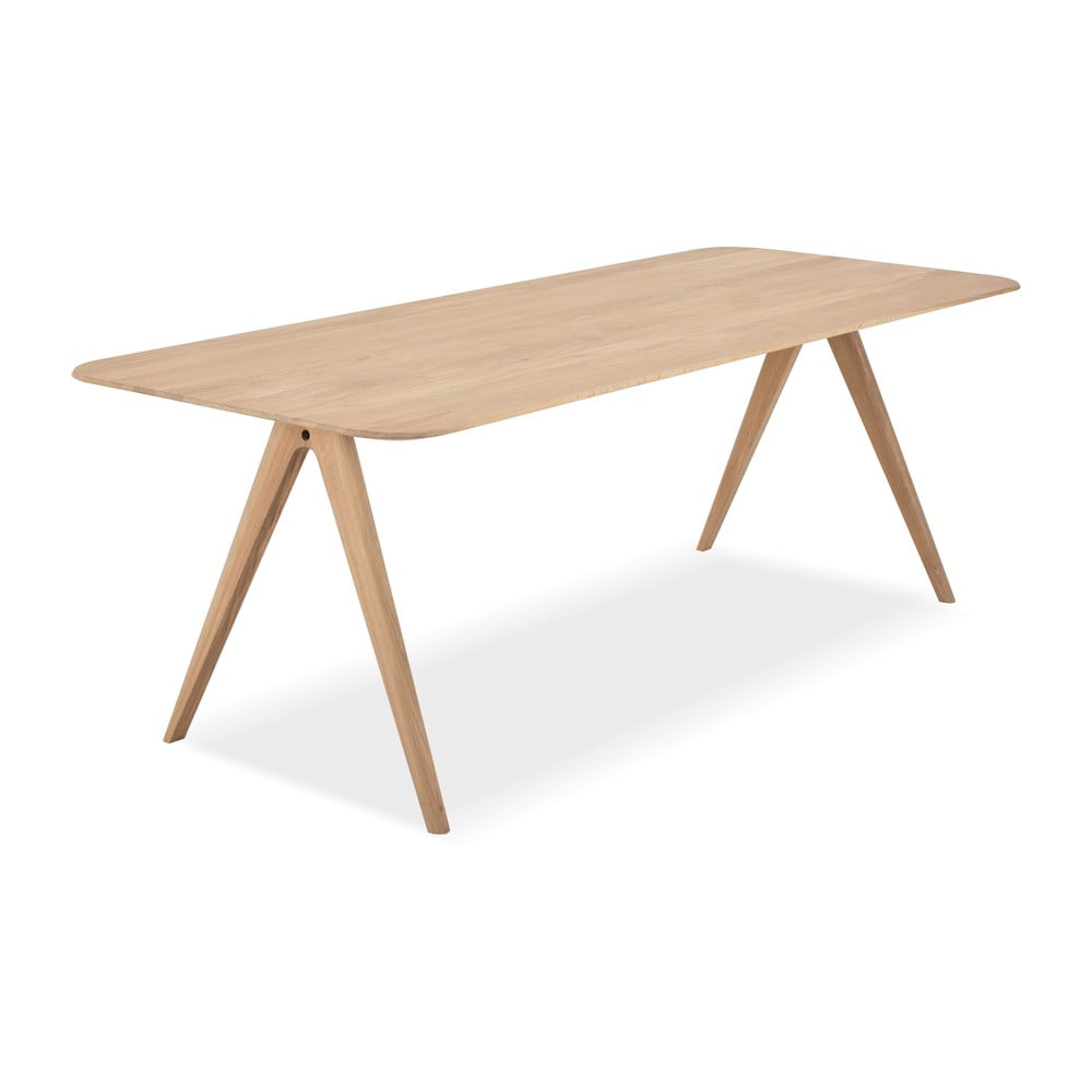 Stół z drewna dębowego Gazzda Ava, 220 x 90 cm