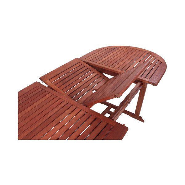 Stół ogrodowy z litego drewna eukaliptusowego 90x150 cm Stockholm – Garden Pleasure-image-4