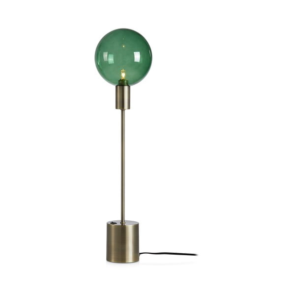Zielona lampa stołowa Markslöjd Uno