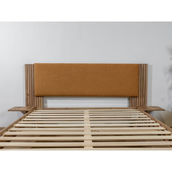 Łóżko dwuosobowe ze stelażem 140x190 cm Lior – Bobochic Paris-image-4