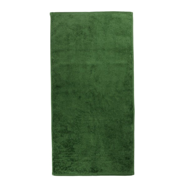 Szmaragdowy ręcznik Artex Omega, 50x100 cm