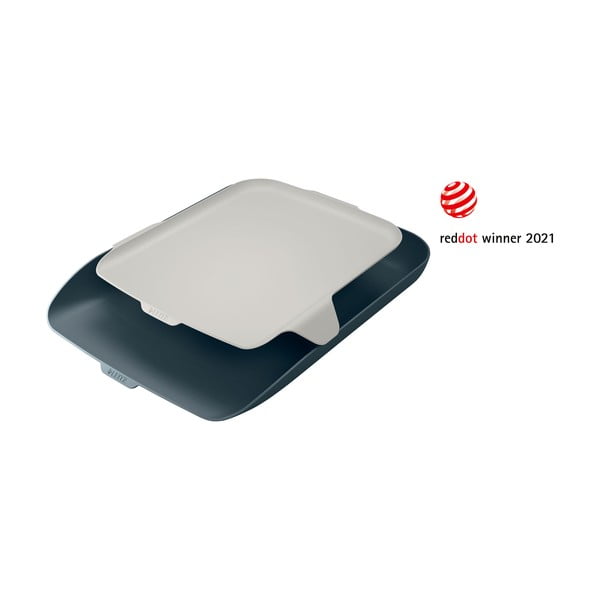 Szara półka na dokumenty z organizerem Leitz Cosy-image-3