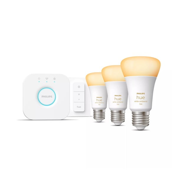 Inteligentny zestaw startowy 5 szt. z gwintem E27, 11 W White ambiance – Philips Hue-image-1