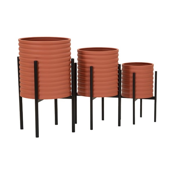 Metalowe osłonki na doniczki zestaw 3 szt. ø 36 cm Milly – Mauro Ferretti-image-3