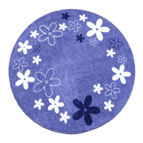 Fioletowy dywan dziecięcy Zala Living Flower, ⌀ 100 cm
