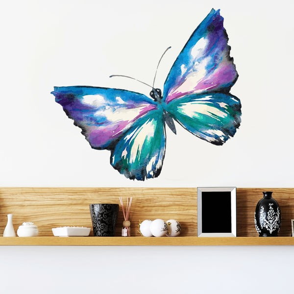 Naklejka Kolorowy motyl, 70x50 cm