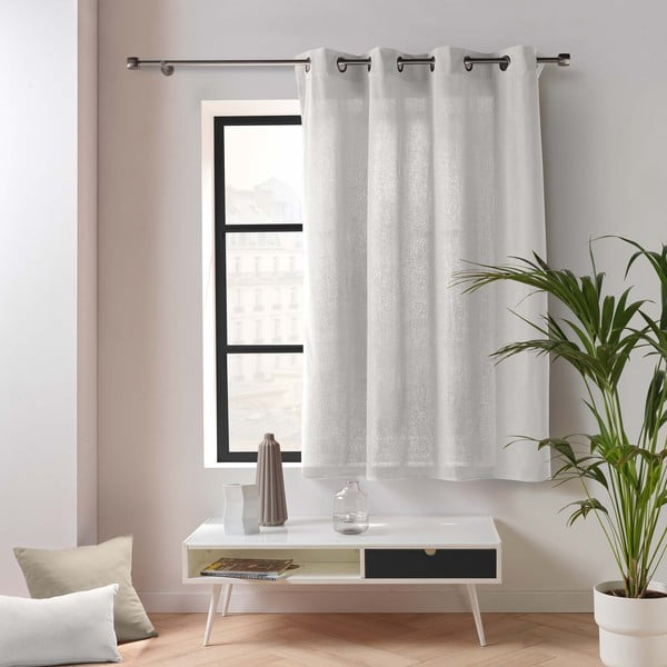 Biała zasłona 135x180 cm Twily – douceur d'intérieur-image-2