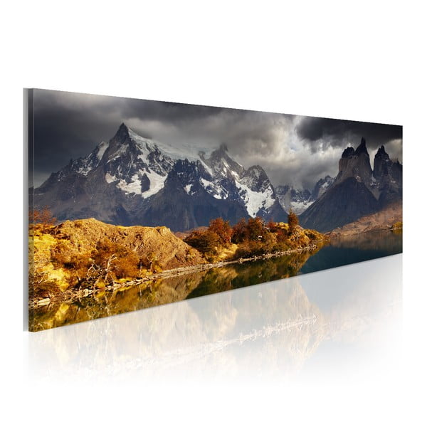 Obraz na płótnie Artgeist Storm Landscape, 120x40 cm