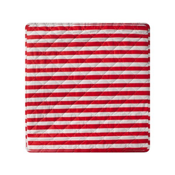 Czerwono-biała pasiasta pikowana narzuta na łóżko Cihan Bilisim Tekstil Stripes, 160x230 cm-image-2