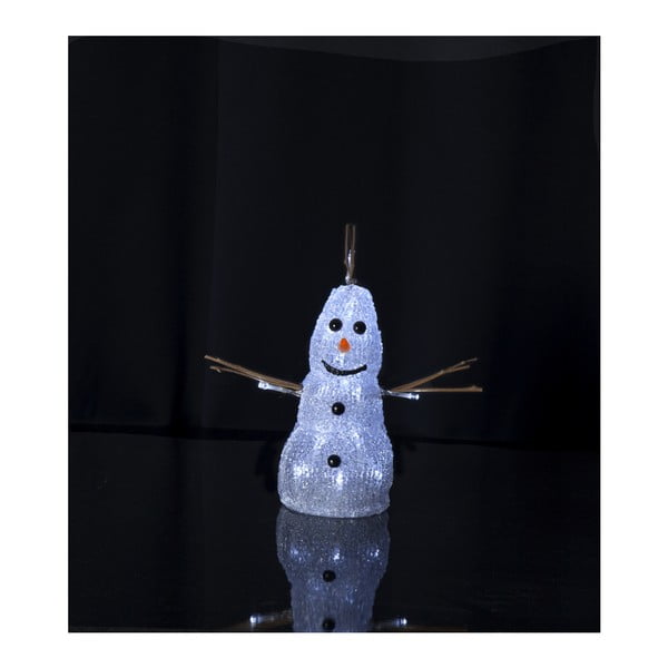 Świecąca figurka LED Best Season Crystal Snowman
