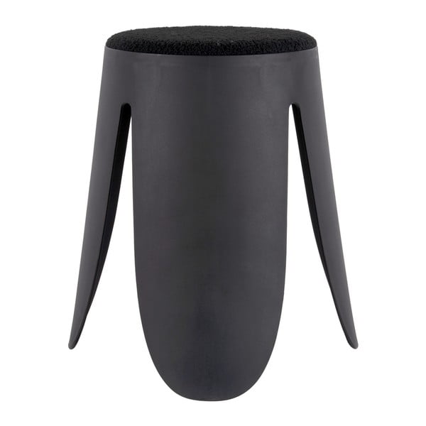 Czarny plastikowy stołek Savor  – Leitmotiv