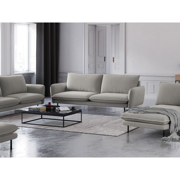 Jasnoszara sofa Cosmopolitan Design Vienna, 230 cm-image-1