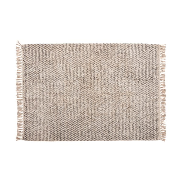 Szary bawełniany dywan Hübsch Miranda, 127x180 cm