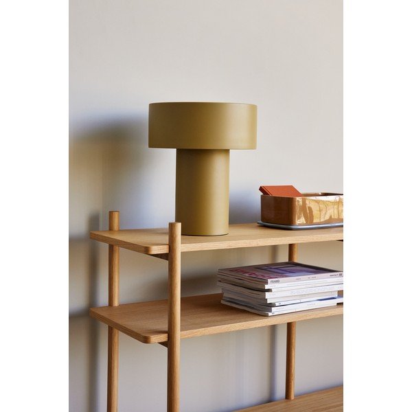 Lampa stołowa w kolorze khaki (wysokość 37 cm) Aki – Hübsch-image-1