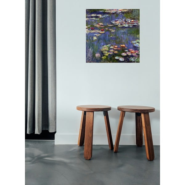 Obraz – reprodukcja 50x50 cm Water Lilies, Claude Monet – Fedkolor-image-1