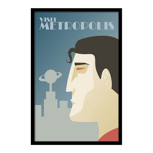 Plakat Visit Metropolis, 35x30 cm