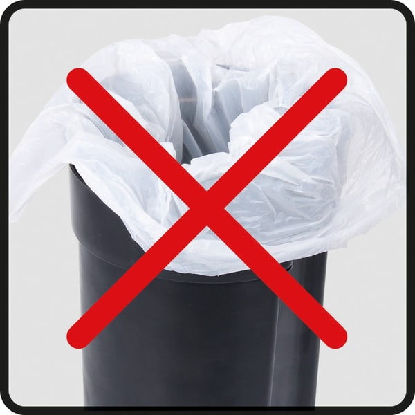 Czarny kosz na śmieci Wenko Leman, 5 l-image-4