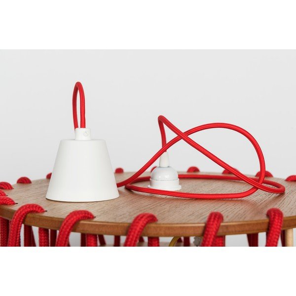 Czerwona lampa wisząca EMKO Macaron, ø 45 cm-image-3