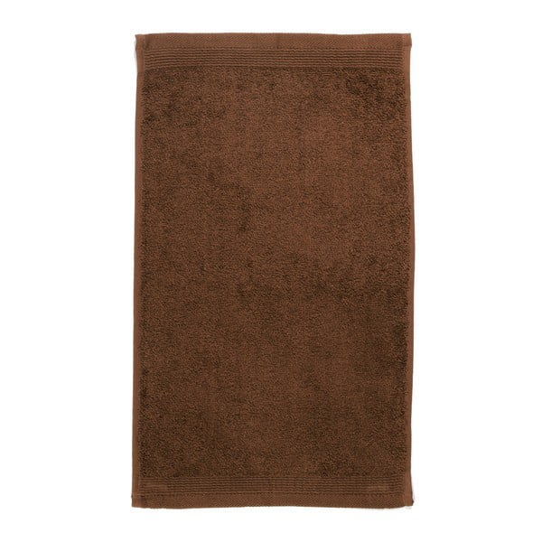 Ciemnobrązowy ręcznik Artex Delta, 100x150 cm