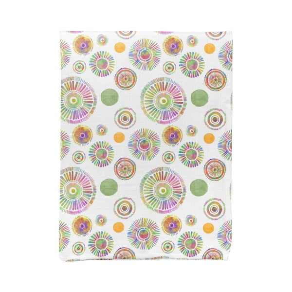 Biały koc dziecięcy muślinowy 75x100 cm Maya – Mijolnir