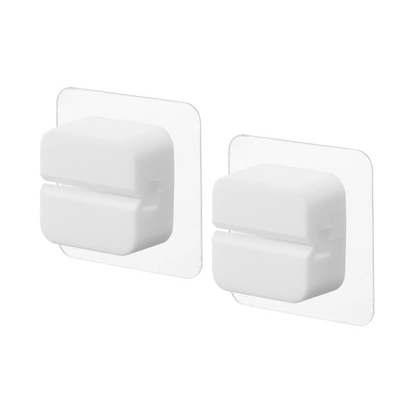 Białe silikonowe uchwyty wielofunkcyjne zestaw 2 szt. Film Hook – YAMAZAKI