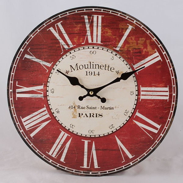 Drewniany zegar Moulinette