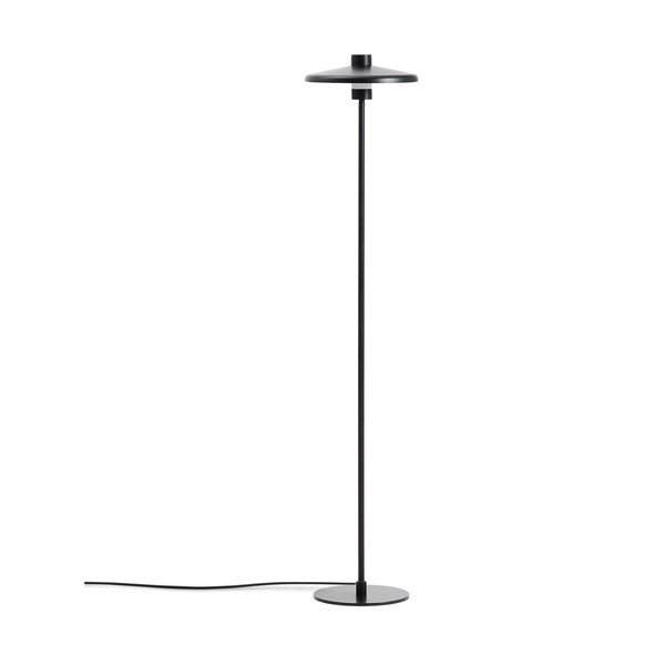 Czarna lampa stojąca z metalowym kloszem (wysokość 130 cm) Nuvira – Kave Home