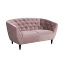 Różowa sofa Actona Ria, 150 cm