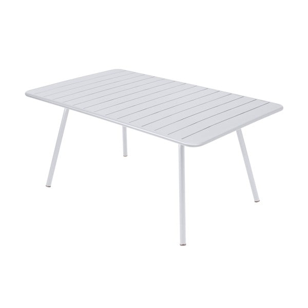 Biały stół metalowy Fermob Luxembourg