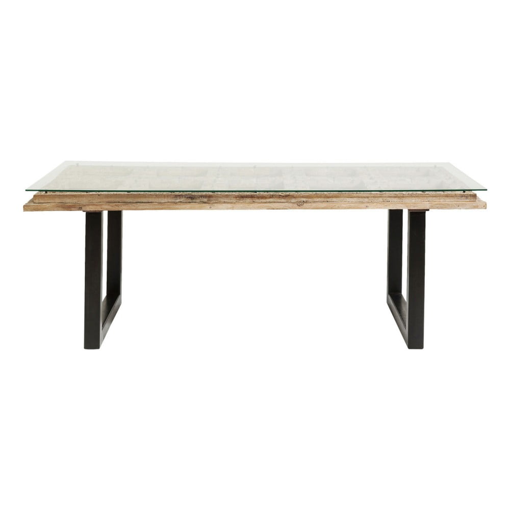Stół do jadalni z blatem z drewna mangowego Kare Design Kalif, 180x90 cm