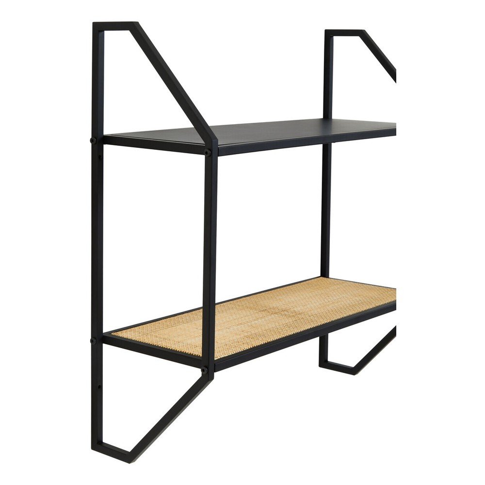 Czarna/w naturalnym kolorze wielopoziomowa metalowa półka 61 cm Depok – Premier Housewares (zdjęcie 4)