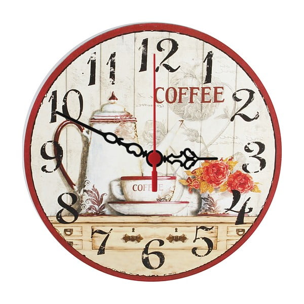 Zegar ścienny Coffee Time, 30 cm