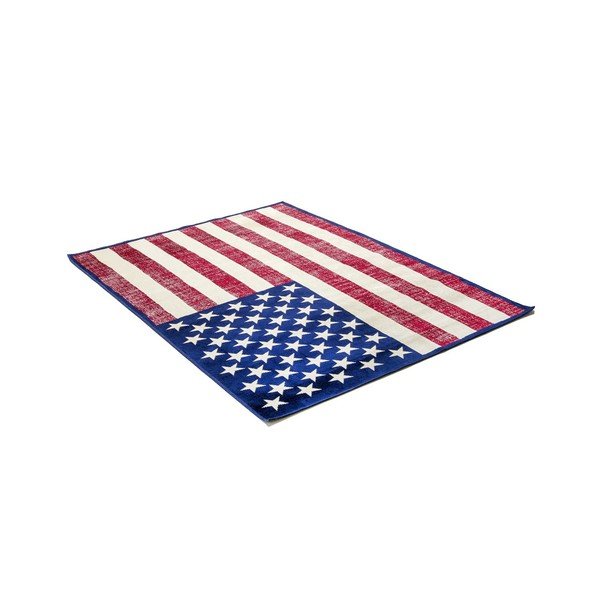 Dywan z motywem amerykańskiej flagi Cotex, 160x230 cm-image-1