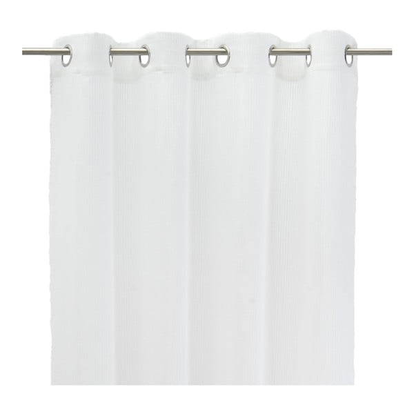 Biała firanka z mieszanki lnu 140x260 cm Fifties – Casa Selección
