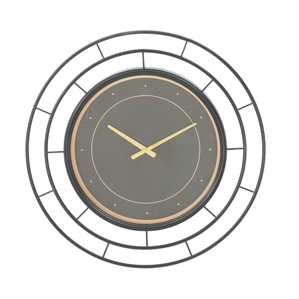 Szary zegar ścienny Mauro Ferretti Fashion, ø 70 cm