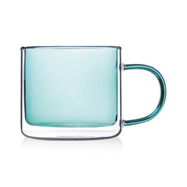 Jasnoniebieski szklany kubek – Hermia