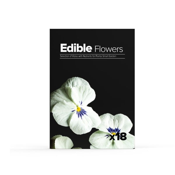 Zestaw 18 kazpułek z ziarenkami jadalnych kwiatów Plantui Edible Flowers