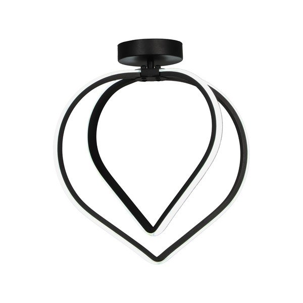 Czarna metalowa lampa sufitowa LED Pars – Squid Lighting